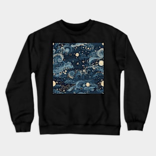 Step into a Celestial Dream: Introducing Our Captivating 'Starry Night' Collection! Crewneck Sweatshirt